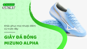 Giày đá bóng Mizuno Alpha cải tiến mới