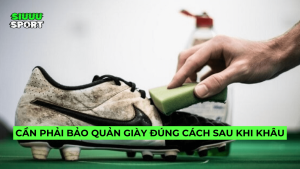 Bảo quản giày đá bóng sau khi khâu đế