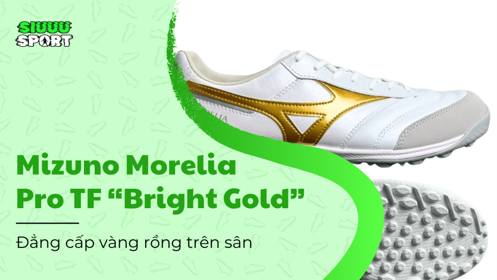 Mizuno Morelia Pro TF "Bright Gold"